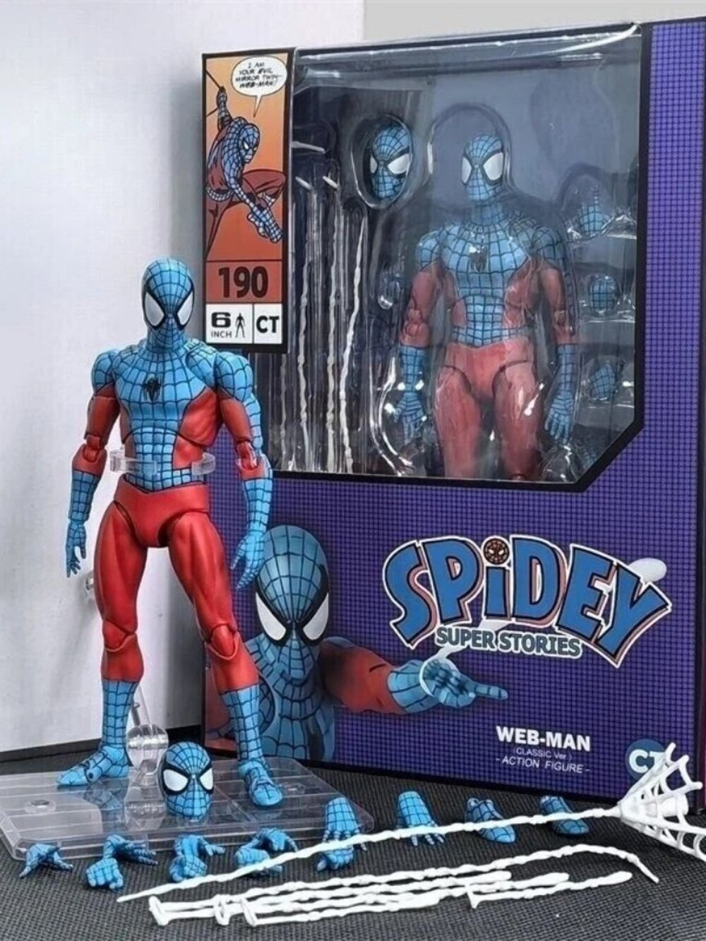 Spidey Super Stories Web-Man Spiderman 6" Action Figure CT Toys